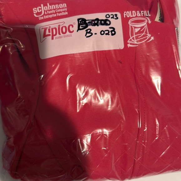 Anne Klein Zip Fully Lined Collarless CareerJacket Breton Red Women's 10 NWOT - Picture 8 of 8